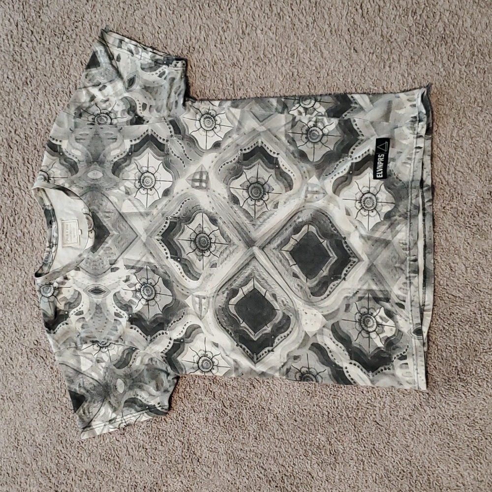 Elvnprs Steve Aoki multi pattern shirt